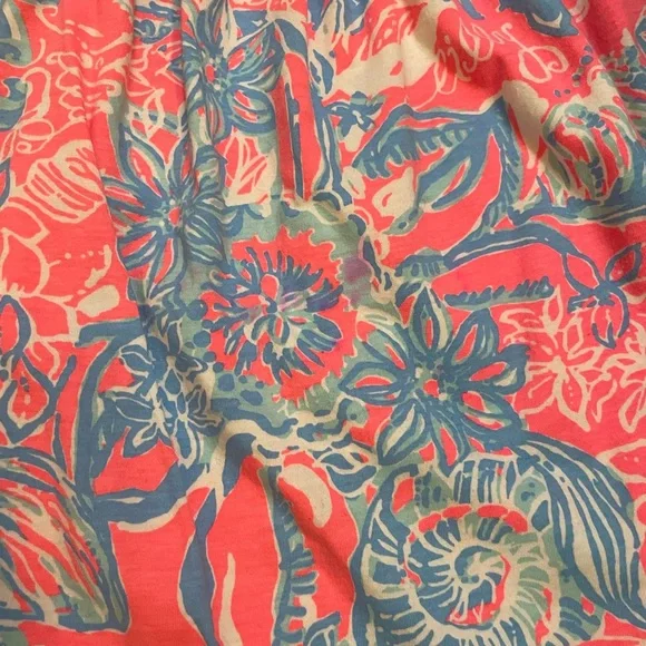 BNWOT Pink and Blue Lilly Pulitzer Strapless Dress - Picture 2 of 3
